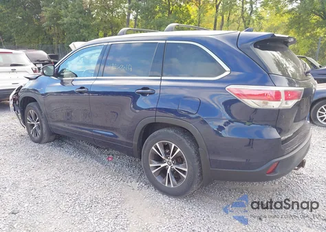 2016 Toyota Highlander Xle from USA, damaged, VIN 5TDJKRFH9GS300577